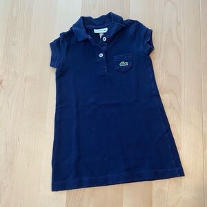 Lacoste cotton polo dress Navy blue